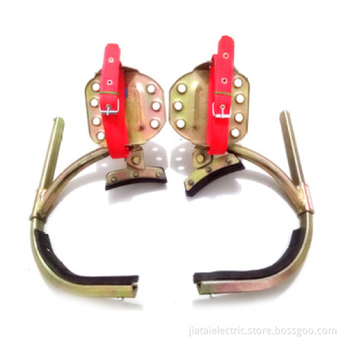 Adjustable Steel Pole Climbers with Steel Sawtooth Spikes - 350mm